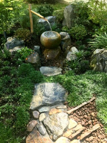 Tsukubai - Teegarten